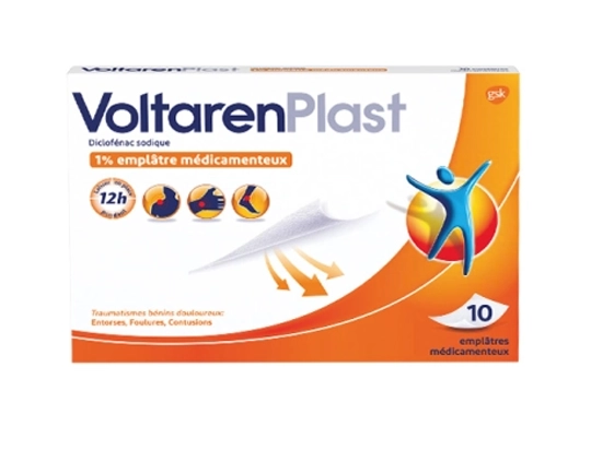 VOLTARENPLAST 1% EMPLATRE 10