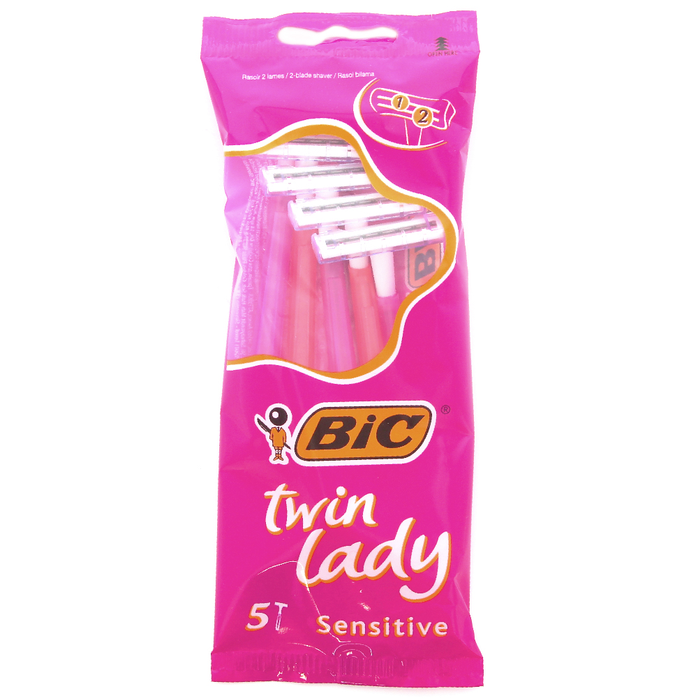 BIC RASOIR SENSITIVE TWIN LADY 5