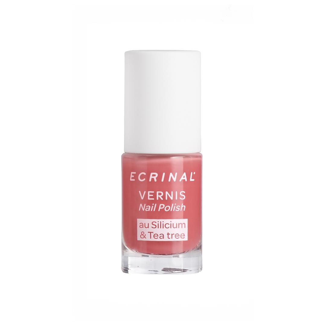 Ecrinal Ongles Vernis Silicium + Tee Trea Bois De Rose 5ml