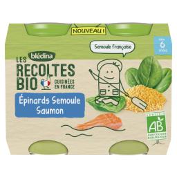BLEDINA REC BIO EPINARD SAUM200GX2