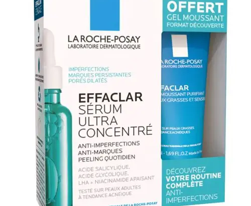 EFFACLAR SERUM 30ML+GEL MOUSS OFF