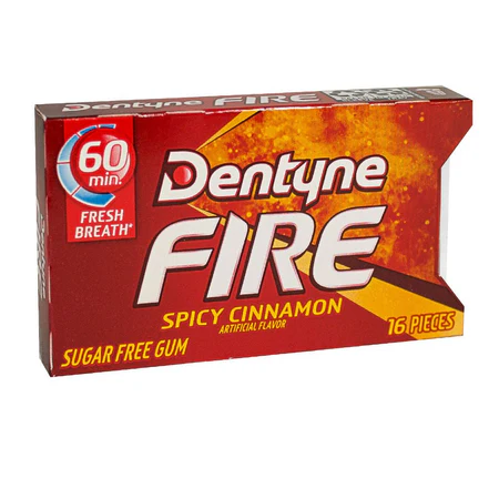 DENTYNE FIRE GUM DRAGEE 16