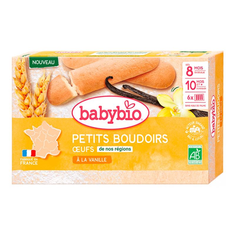 BABYBIO BISCUIT VANILLE 120G