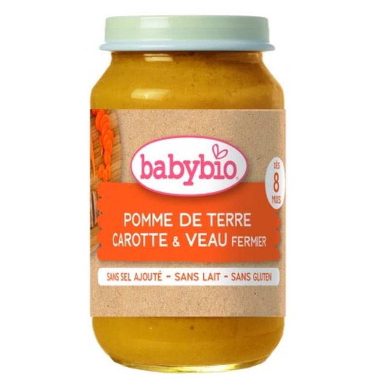 Babybio Menu Legumes Veau Fermier 8m 200g