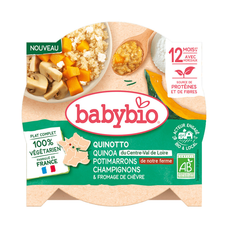BABYBIO ASSIETTE QUINOTTO 230G