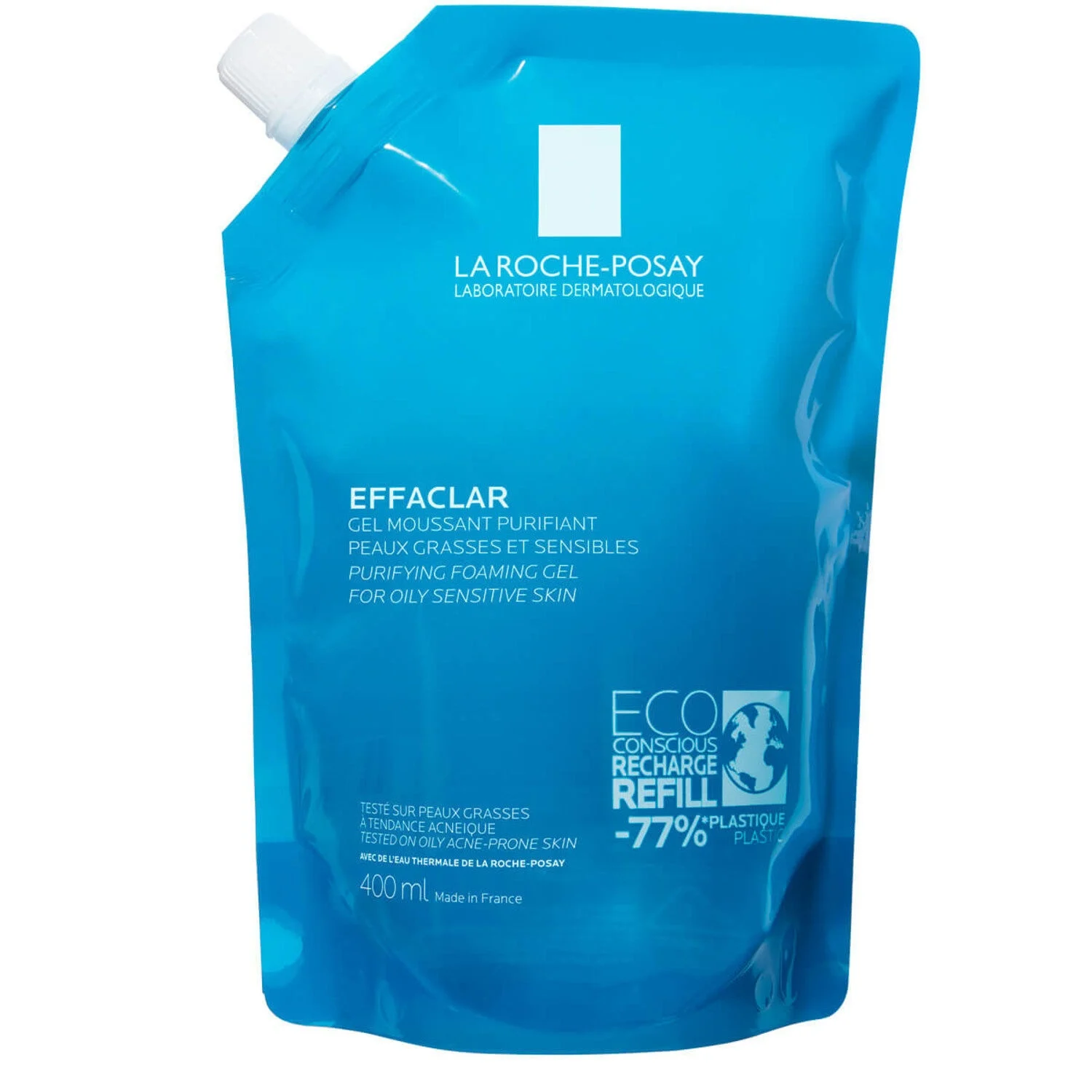 EFFACLAR GEL MOUSSANT RECH 400ML
