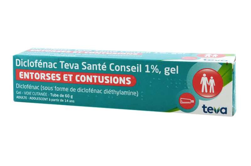 DICLOFENAC 1% TEVA CONS GEL TUB60G