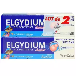Elgydium Junior Bubble Dentifrice 50ml X2