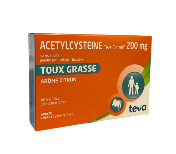 ACETYLCYSTEINE 200MG ZTV SAC S/S18