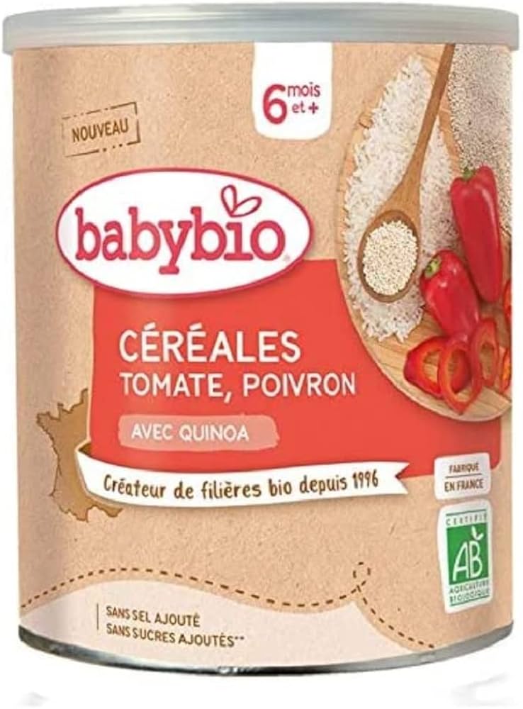 BABYBIO CEREALES TOMATE POIVR 220G