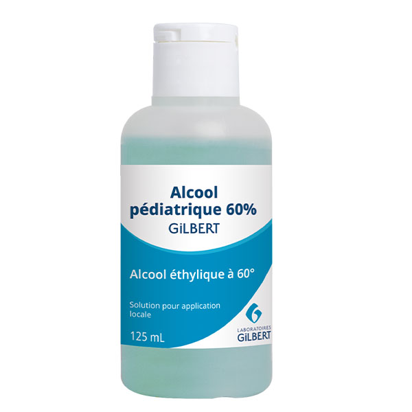 ALCOOL 60C GILBERT PED BLEU 125ML