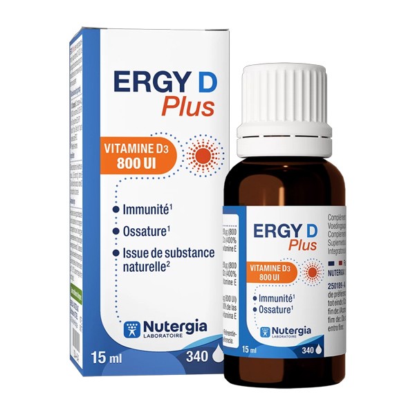 ERGY D PLUS 800UI GTTE BUV 15ML