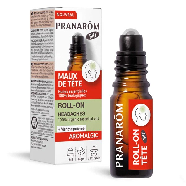 PRANAROM AROMALGIC MAUX TETE ROLL