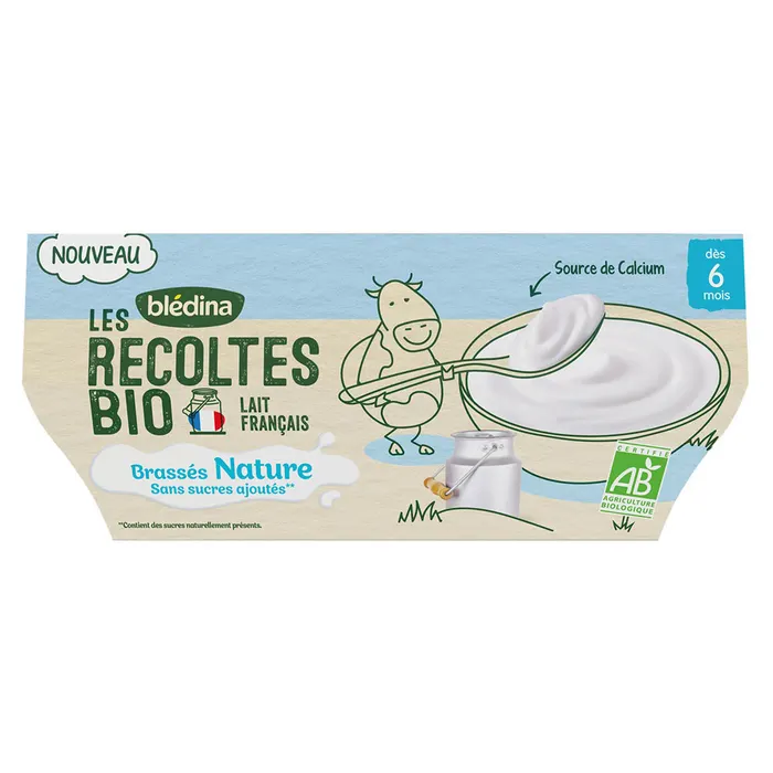 BLEDINA REC BIO BRASSE NATUR4X100G