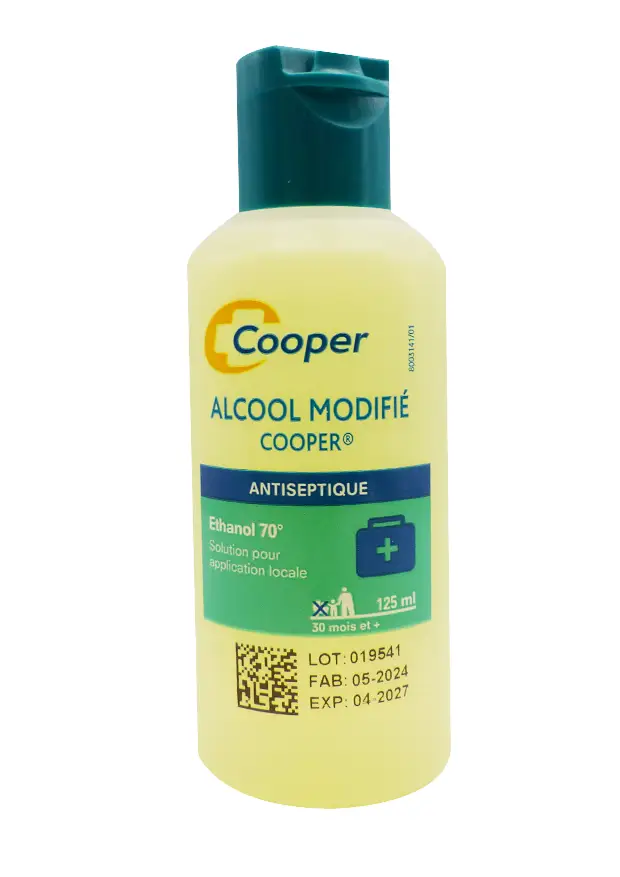 ALCOOL 70C ETHYL COOP BLEU 125ML