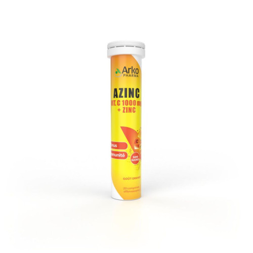 AZINC VIT C 1000MG+ZINC CPR EFF 20