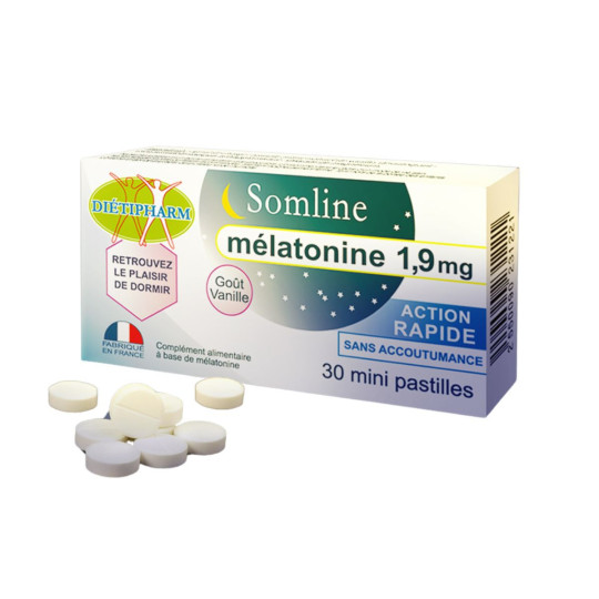 Dietipharm Somline Melatonine 1.9mg Comprime 30