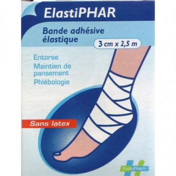 BDE ELASTIPHAR ADH ELAST.3CMX2,5CM