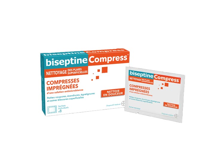 BISEPTINE COMPRESS SACH8 PR12