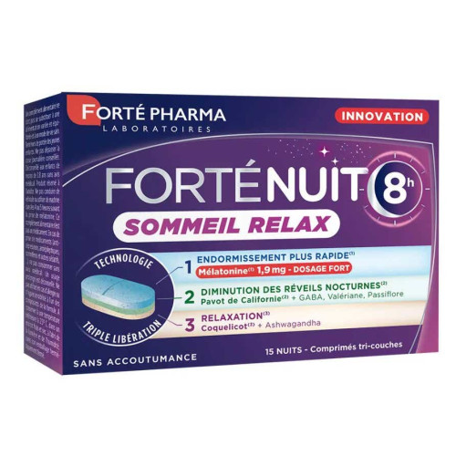 FORTENUIT 8H SOMMEIL RELAX CPR 15