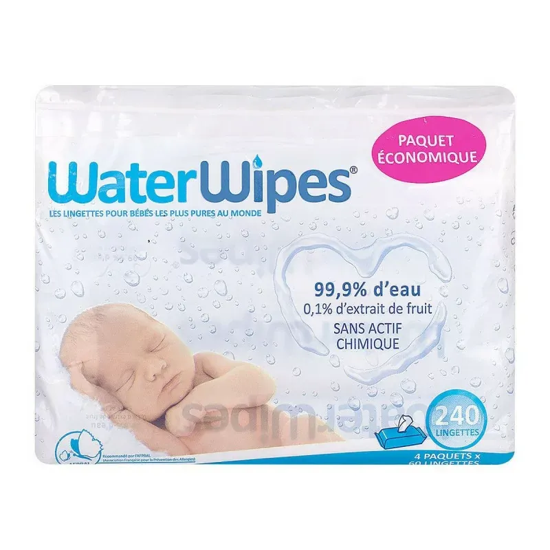 WATER WIPES LINGET BB 100% 4X60