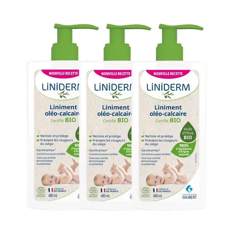 LINIDERM LINIM OLEO-CALC BIO 480X3