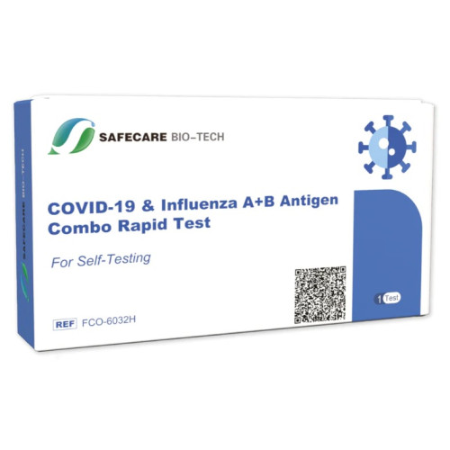 SAFECARE AUTOTEST COVID GRIPPE X1
