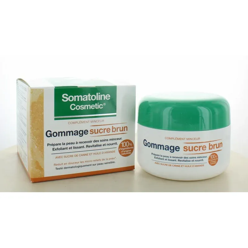 SOMATOLINE GOMMAGE SUCRE BRUN 350G