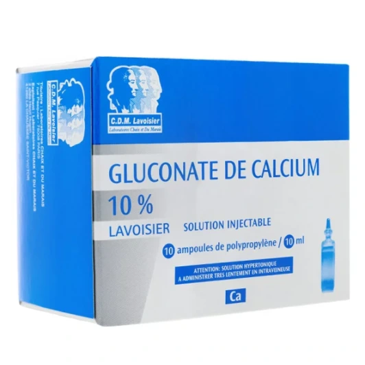 CALCIUM GLUC 10% PROAMP IV 10ML 50
