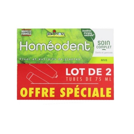 HOMEODENT DENT SOIN CPLE ANIS75 X2