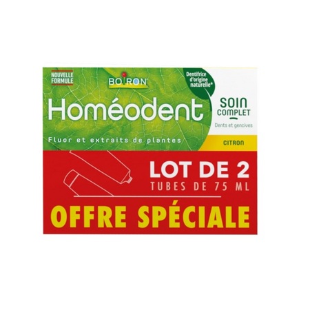 HOMEODENT DENT SOIN CPLE CITR75 X2