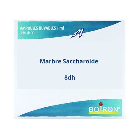 Boiron Marbre Sacchar. 8dh Ampoule Buvable 30