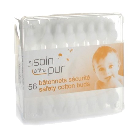 Le Soin Etat Pur Bebe Batonnet Coton Tige Securite 56