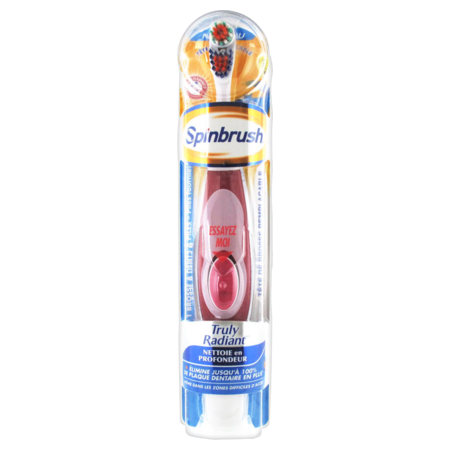 Spinbrush Truly Radiant Brosse A Dents Pile Souple