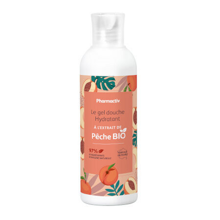 PHARMACTIV GEL DCH PECHE 200ML