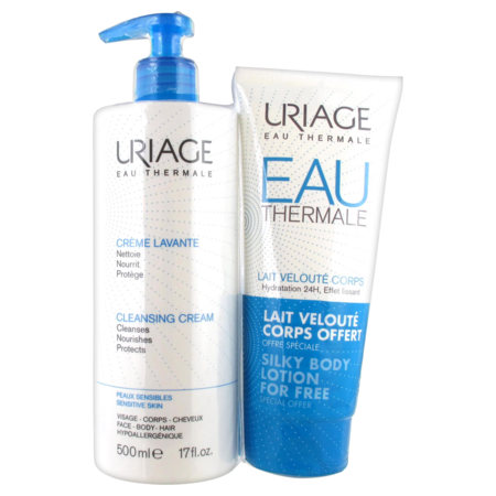 URIAGE CR LAVANTE 500ML + LAIT VELOUTE 200ML