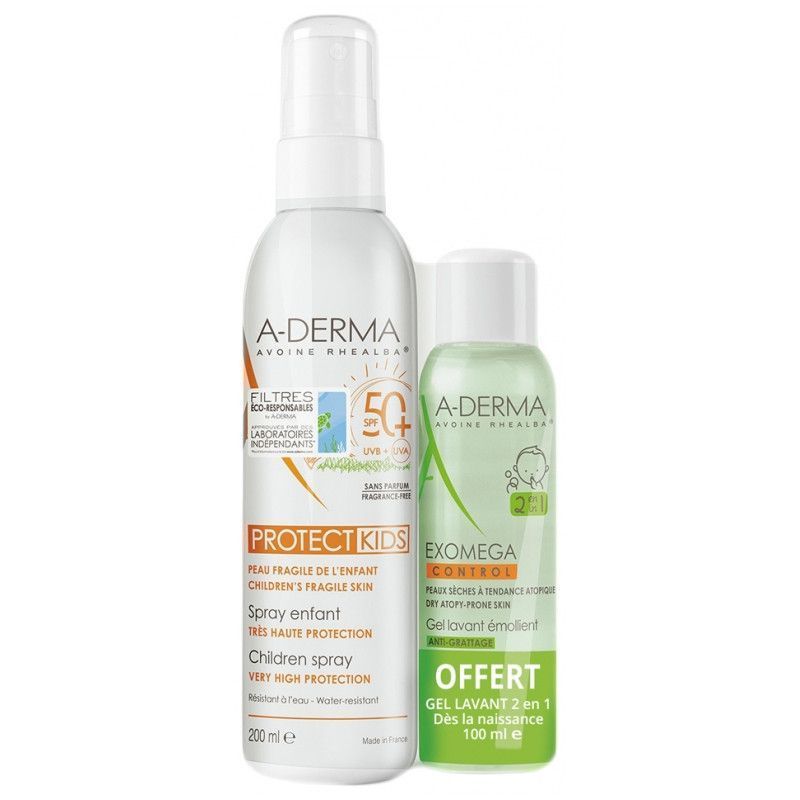 A-DERMA PROTECT KIDS SPRAY 50+GEL