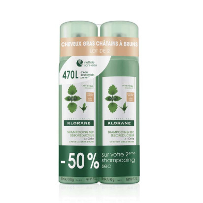 KLORANE SH SEC ORTIE TEINTE150MLX2