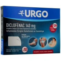 Diclofenac Urgo 140mg Emplatre Medicamenteux 10