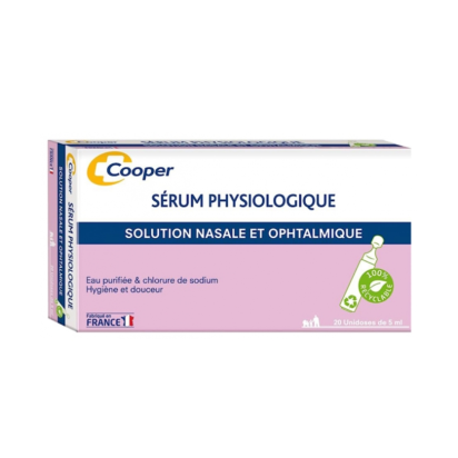 Cooper Serum Physiologique Unidose 5ml 20