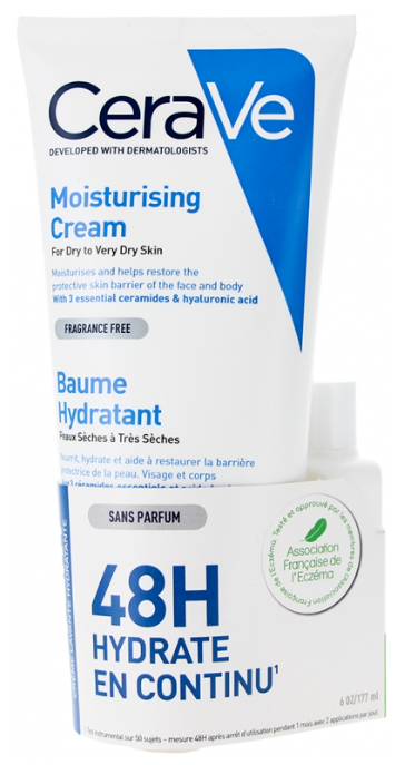 Cerave Sleeve Baume Hydratant 177ml + Mini Creme Lavante Offerte
