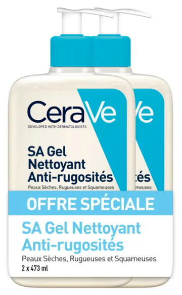 CERAVE SA GEL NETT A/RUGOS 473MLX2