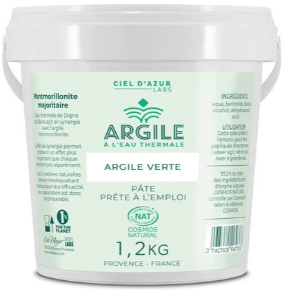 Lutescens Pate Massage Argile Et Eau Thermale Pot 1kg200