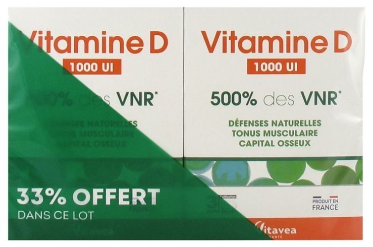 VITAVEA VITAMINE D 1000UI CPR 90 2