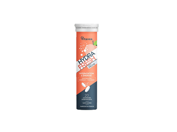 Vitavea Hydrafresh Comprime Effervescent Peche 20