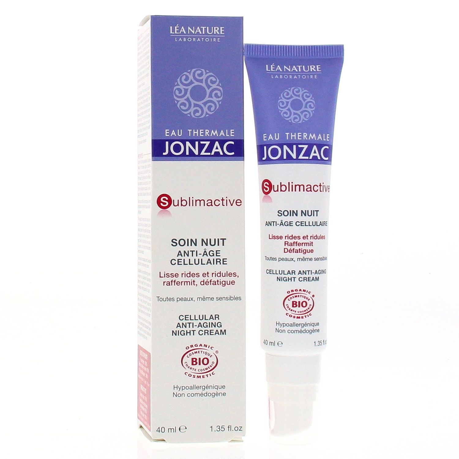 JONZAC SUBLIMACTIVE SOIN NUIT 40ML