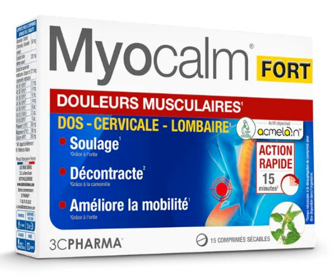 3C PHARMA MYOCALM FORT CPR 15