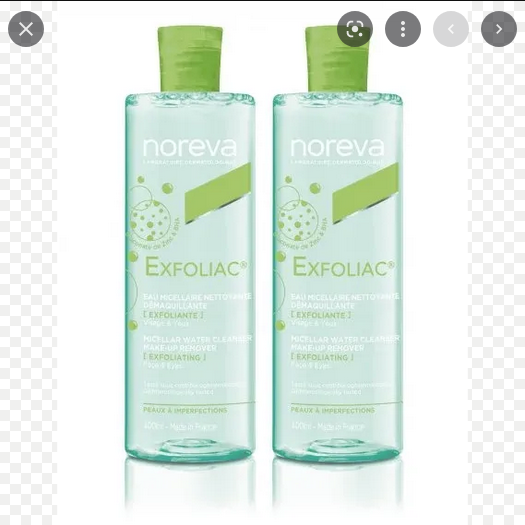 EXFOLIAC EAU MICELLAIRE 400MLX2
