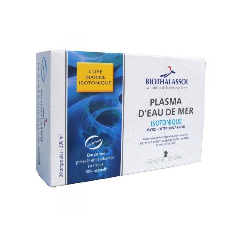 Biothalassol Plasma Isotonique Ampoule Buvable 10ml 30