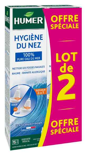 HUMER HYGIENE NEZ ADULTE 150MLX2